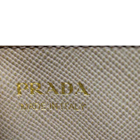 Prada Triangle Logo Leather Tote Bag