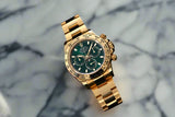 "John Mayer" Gold/Green Daytona Watch (CF) 1:1