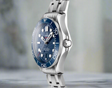 Seamaster Diver 300M Herrenuhr mit blauem Zifferblatt (ZF) 1:1 