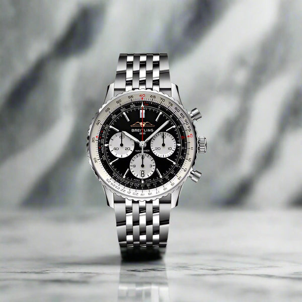 Navitimer 01 Chronograph 43 Black/Silver Watch (ZF) 1:1