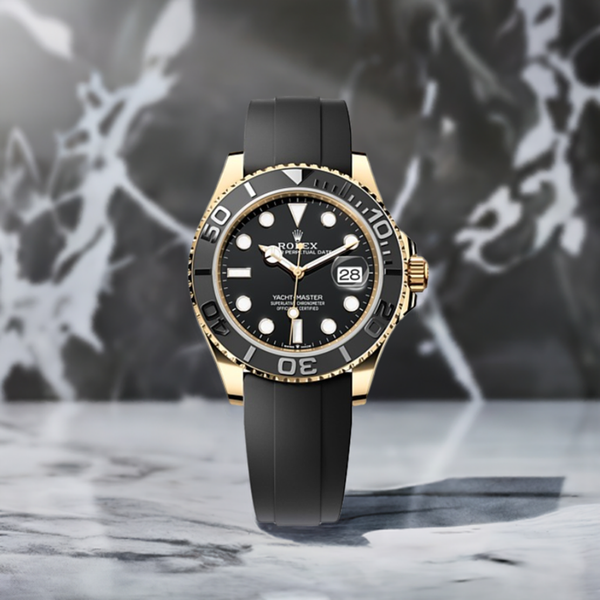 Yacht-Master Black/Gold Oysterflex (CF) 1:1