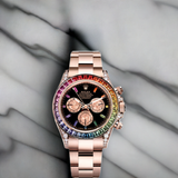 Daytona Rainbow Bezel Oystersteel Watch (VSF) 1:1