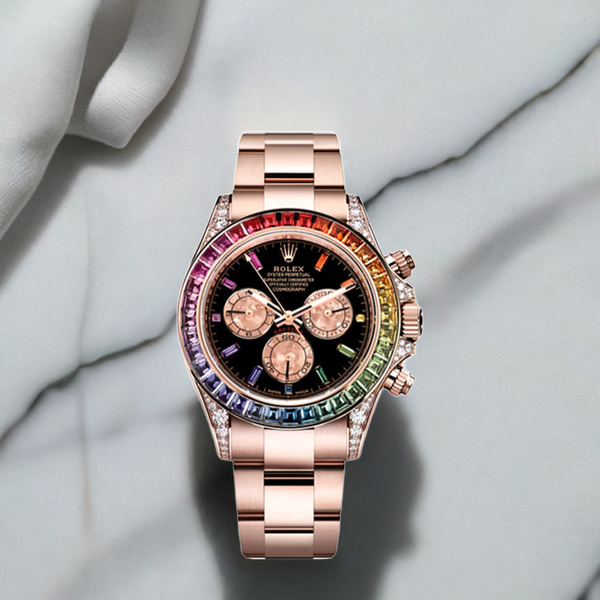 Daytona Rainbow Bezel Oystersteel Watch (VSF) 1:1