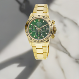 "John Mayer" Gold/Green Daytona Watch (CF) 1:1