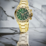 "John Mayer" Gold/Green Daytona Watch (CF) 1:1