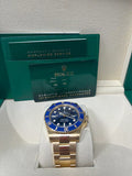 Gold/Blue Submariner Watch (VSF) 1:1