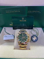 "John Mayer" Gold/Green Daytona Watch (CF) 1:1