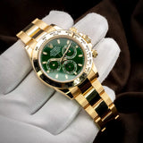 "John Mayer" Gold/Green Daytona Watch (CF) 1:1