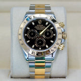 Cosmograph Daytona Yellow Gold & Steel Black Dial Watch (CF) 1:1