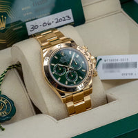 "John Mayer" Gold/Green Daytona Watch (CF) 1:1