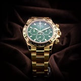 "John Mayer" Gold/Green Daytona Watch (CF) 1:1